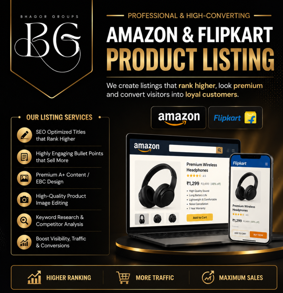 Amazon , Flip-kart Product Listing